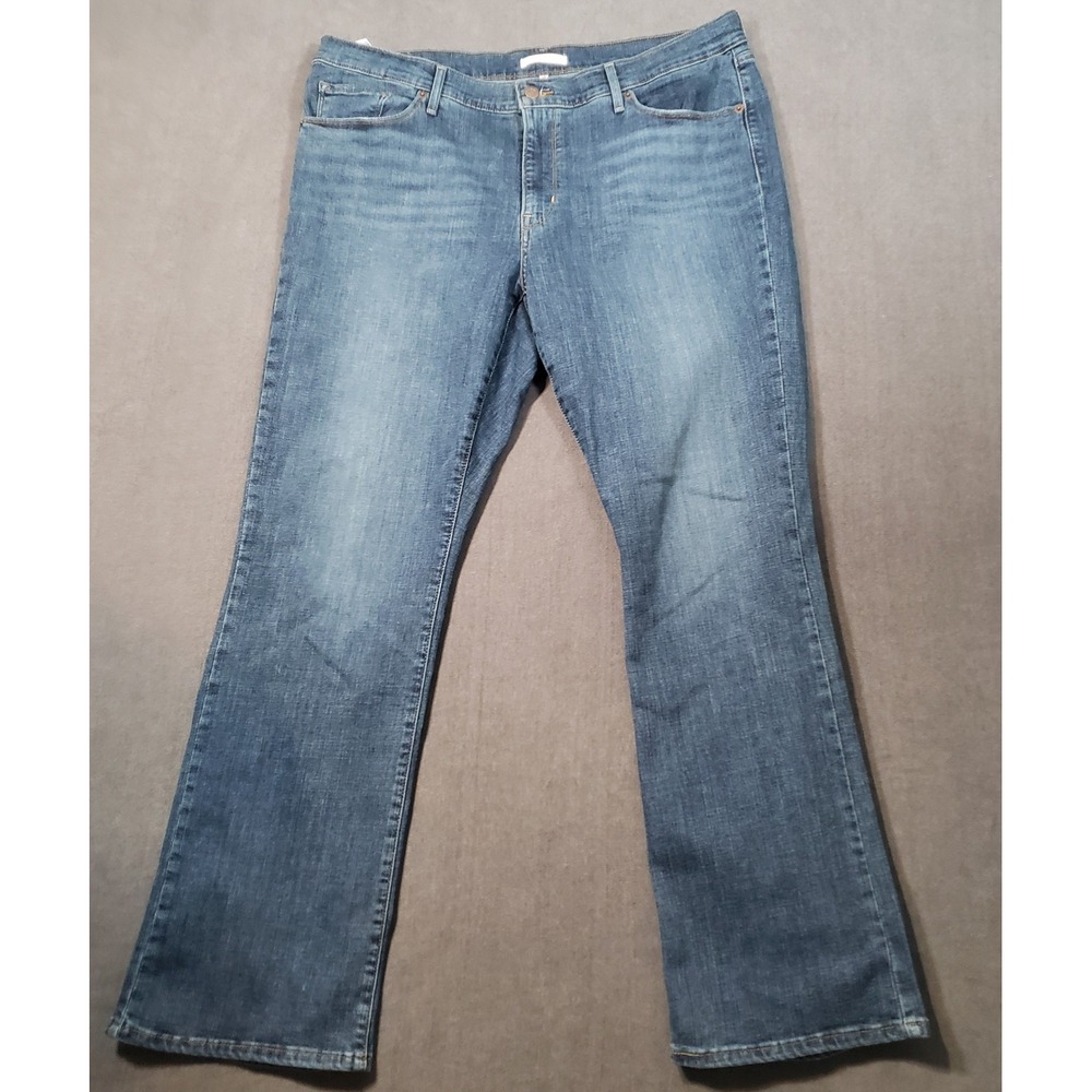 Levi's Classic Bootcut Jeans Womens 18 Medium Blue Denim 39252-0054